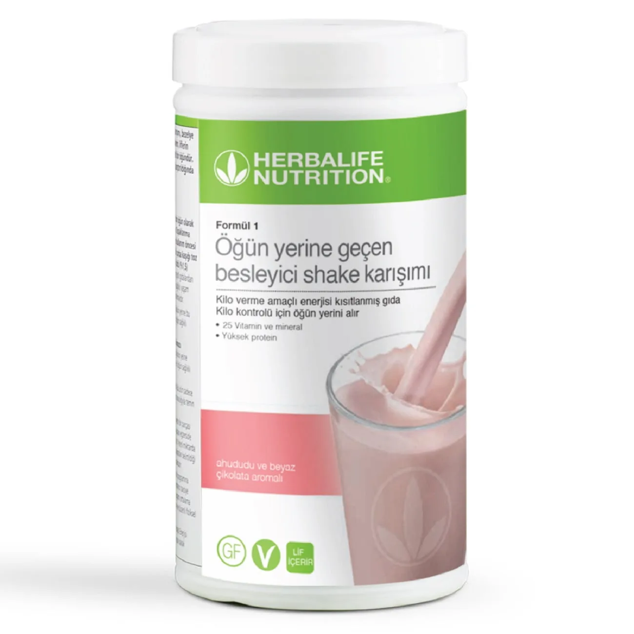 Besleyici Shake Karışımı Formül 1 (Ahududu ve Beyaz Çikolata Aromalı)